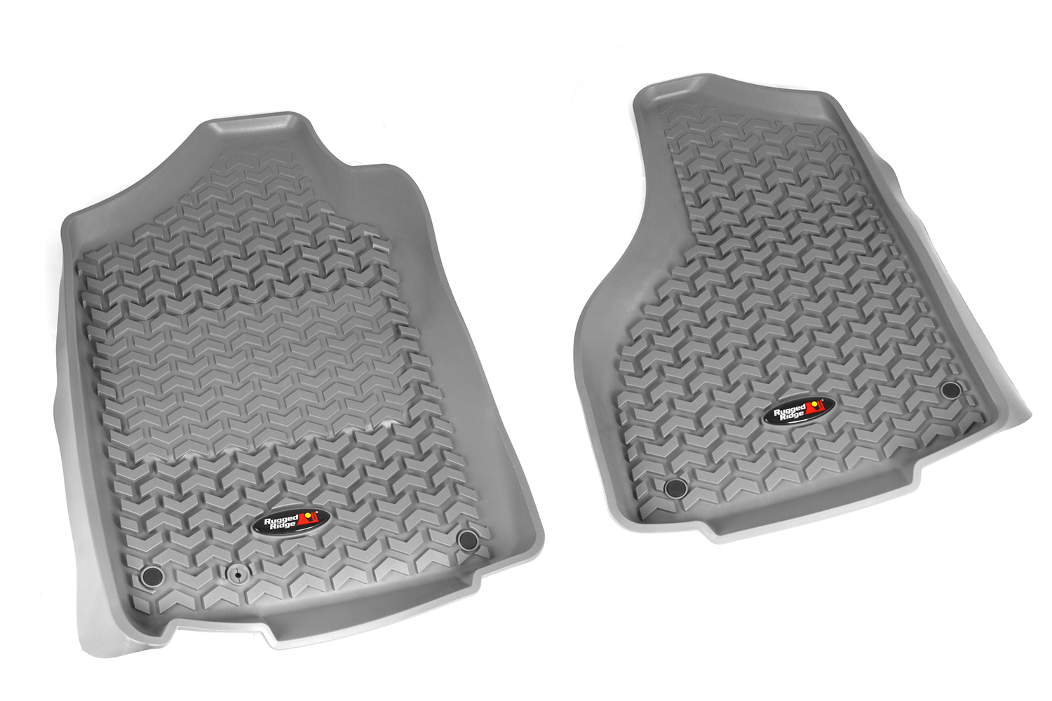 Floor Liners, Front, Gray; 12-16 Dodge Ram 1500/2500/3500 Reg/Quad-84903.05