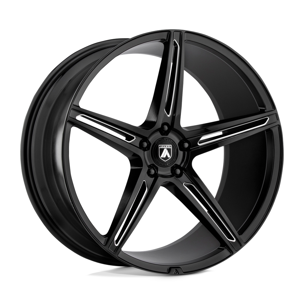 Asanti Black ABL-22 ALPHA 5 20X10.5 GLOSS BLACK MILLED 5X115 - ABL22-20051520BK