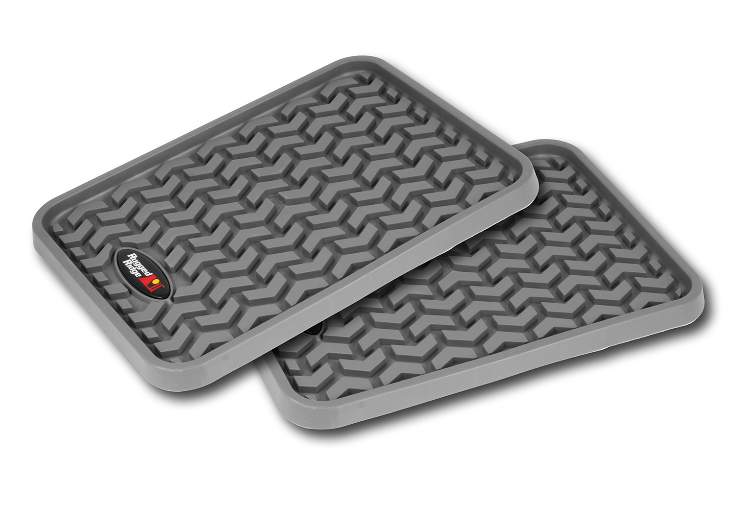 Floor Liners, Rear, Gray, Pair, Universal-84950.01
