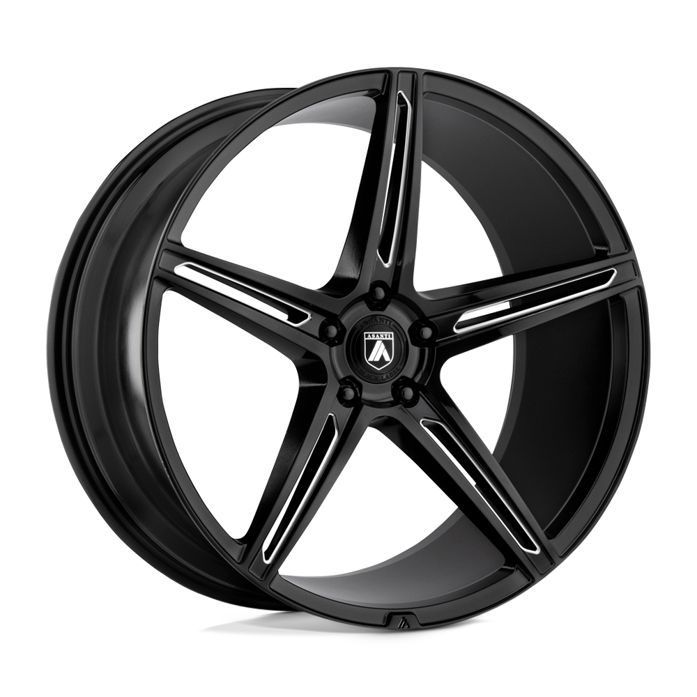 Asanti Black ABL-22 ALPHA 5 22X9 GLOSS BLACK MILLED 5X112 - ABL22-22905632BK Asanti Black ABL-22 ALPHA 5 22X9 GLOSS BLACK MILLED 5X112 - ABL22-22905632BK