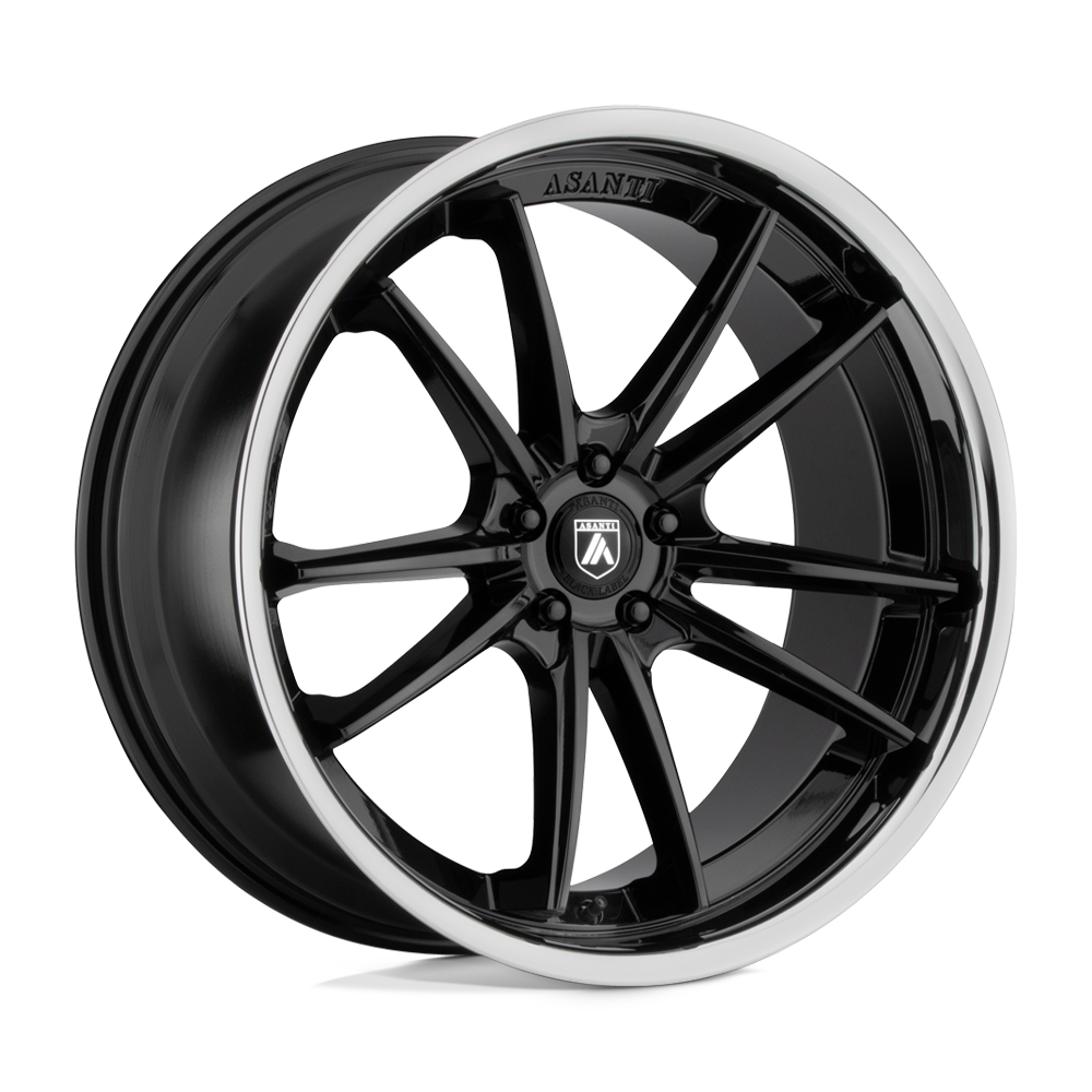 Asanti Black ABL-23 SIGMA 24X9 GLOSS BLACK CHROME LIP 5X4.5 - ABL23-24901232BK Asanti Black ABL-23 SIGMA 24X9 GLOSS BLACK CHROME LIP 5X4.5 - ABL23-24901232BK