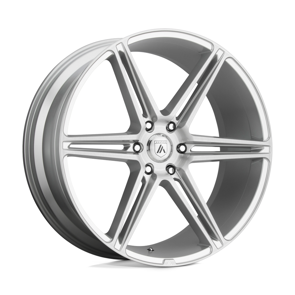 Asanti Black ABL-25 ALPHA 6 22X10 BRUSHED SILVER 6X135 - ABL25-22106330SL