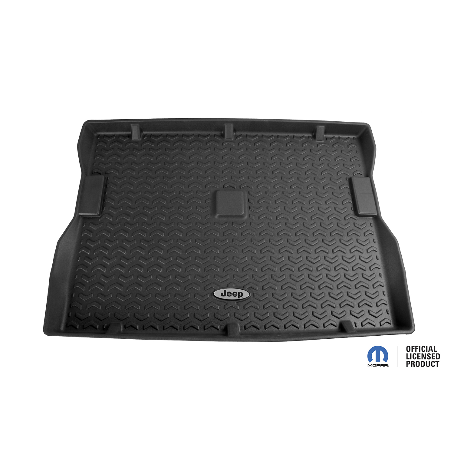 Cargo Liner, Black, Jeep Logo; 76-95 Jeep CJ7/Wrangler YJ-DMC-12975.22