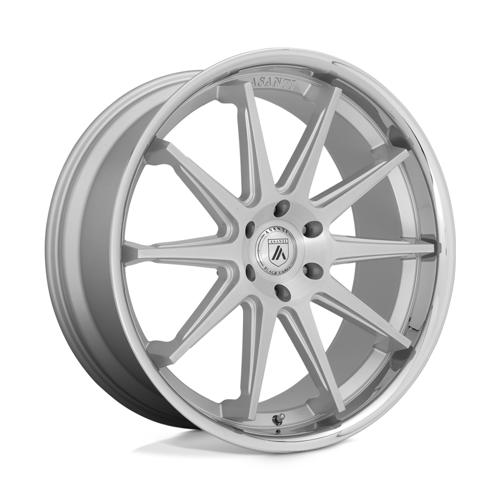 Asanti Black ABL-29 EMPEROR 24X10 BRUSHED SILVER WITH CHROME LIP 6X135 - ABL29-24106330SL Asanti Black ABL-29 EMPEROR 24X10 BRUSHED SILVER WITH CHROME LIP 6X135 - ABL29-24106330SL