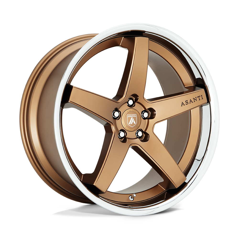 Asanti Black ABL31 REGAL 22X10.5 SATIN BRONZE WITH CHROME LIP 5X120 - ABL31-22055235BR Asanti Black ABL31 REGAL 22X10.5 SATIN BRONZE WITH CHROME LIP 5X120 - ABL31-22055235BR