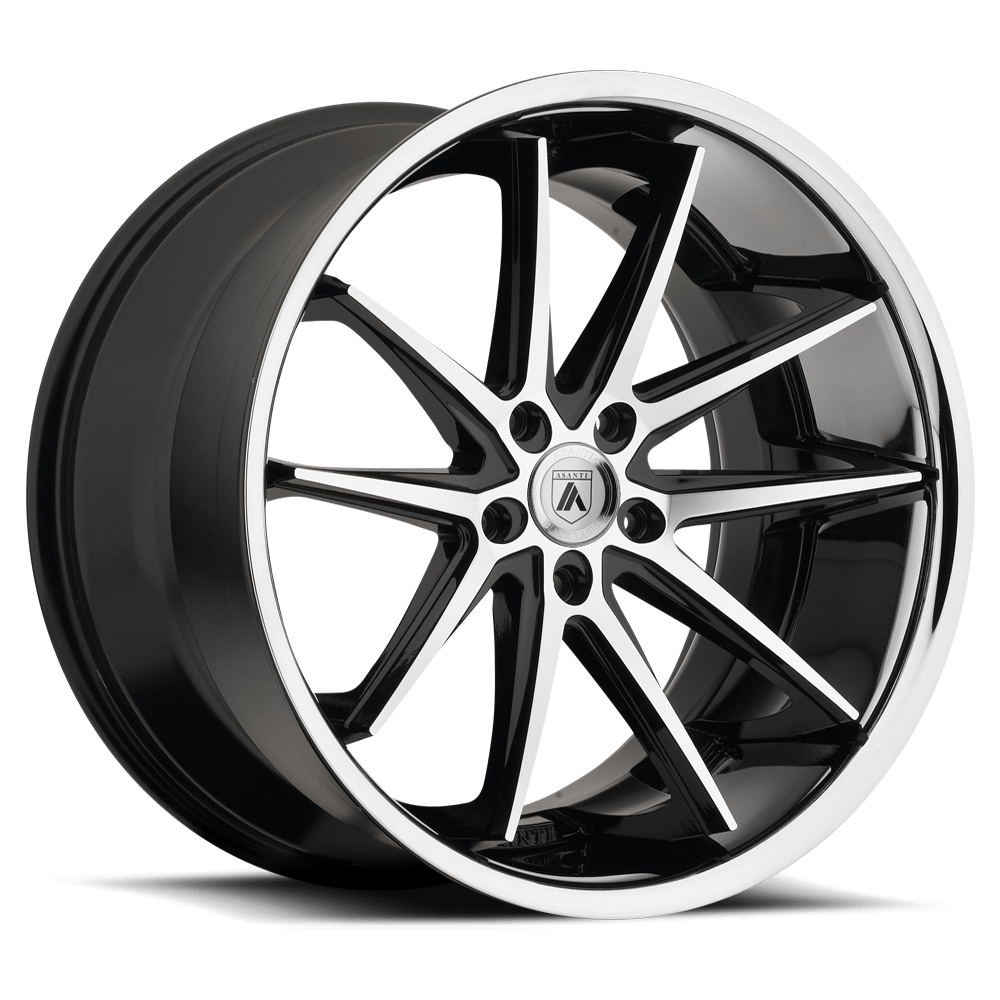 Asanti Black ABL-5 ALTAIR 20X10 MACHINED FACE SS LIP 5X4.5 - ABL5-20101245MS Asanti Black ABL-5 ALTAIR 20X10 MACHINED FACE SS LIP 5X4.5 - ABL5-20101245MS
