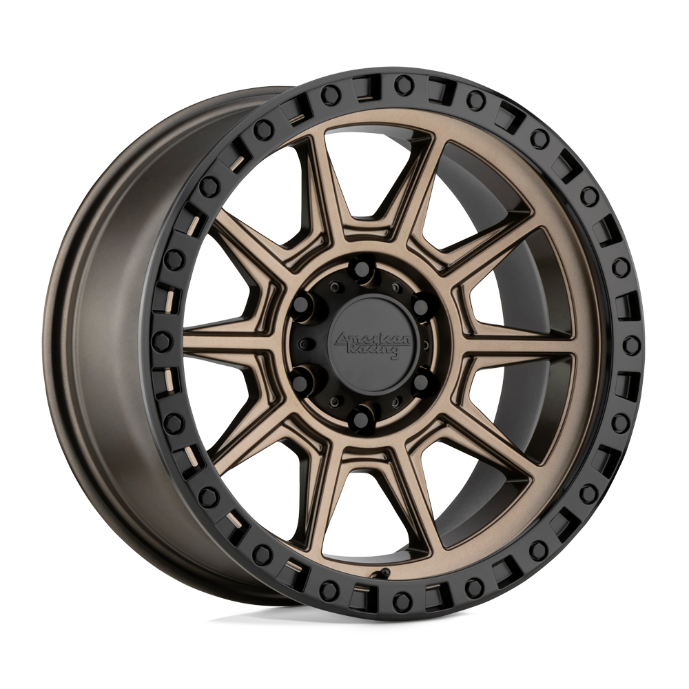 American Racing AR202 18X9 MATTE BRONZE BLACK LIP 5X5.5 - AR20289055600