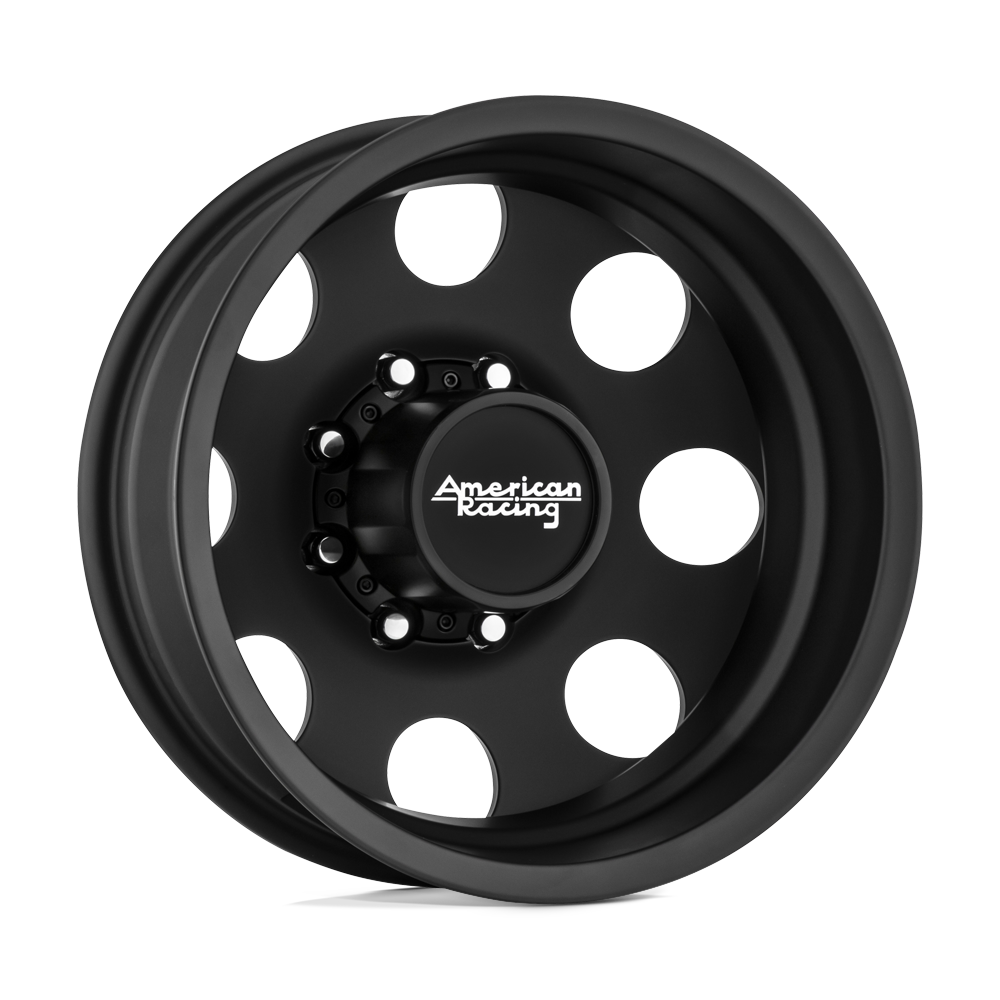 American Racing AR204 BAJA DUALLY 17X6.5 SATIN BLACK - REAR 8X210 - AR204765897140N