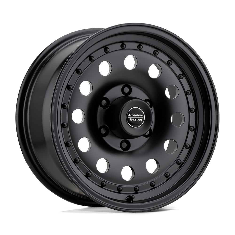 American Racing AR62 OUTLAW II 14X7 SATIN BLACK 4X4.5 - AR624748B