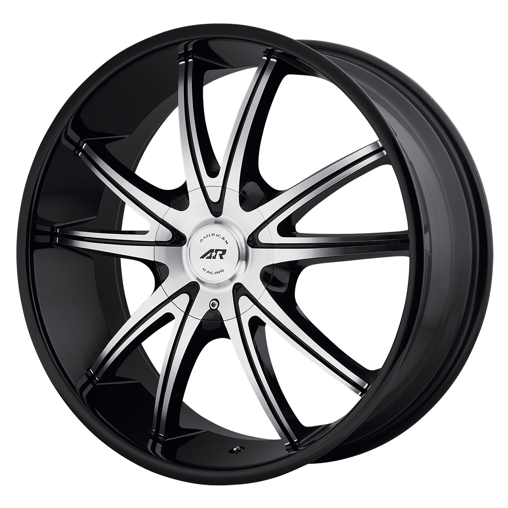 American Racing AR897 22X9 GLOSS BLACK MACHINED 5X4.5/120 - AR89722917338 American Racing AR897 22X9 GLOSS BLACK MACHINED 5X4.5/120 - AR89722917338