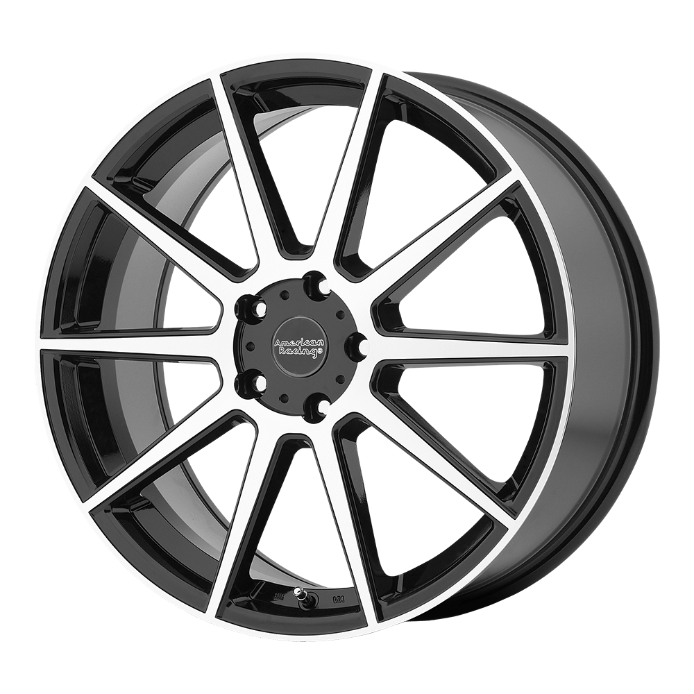 American Racing AR908 18X8 GLOSS BLACK MACHINED FACE 5X4.5 - AR90888012340 American Racing AR908 18X8 GLOSS BLACK MACHINED FACE 5X4.5 - AR90888012340