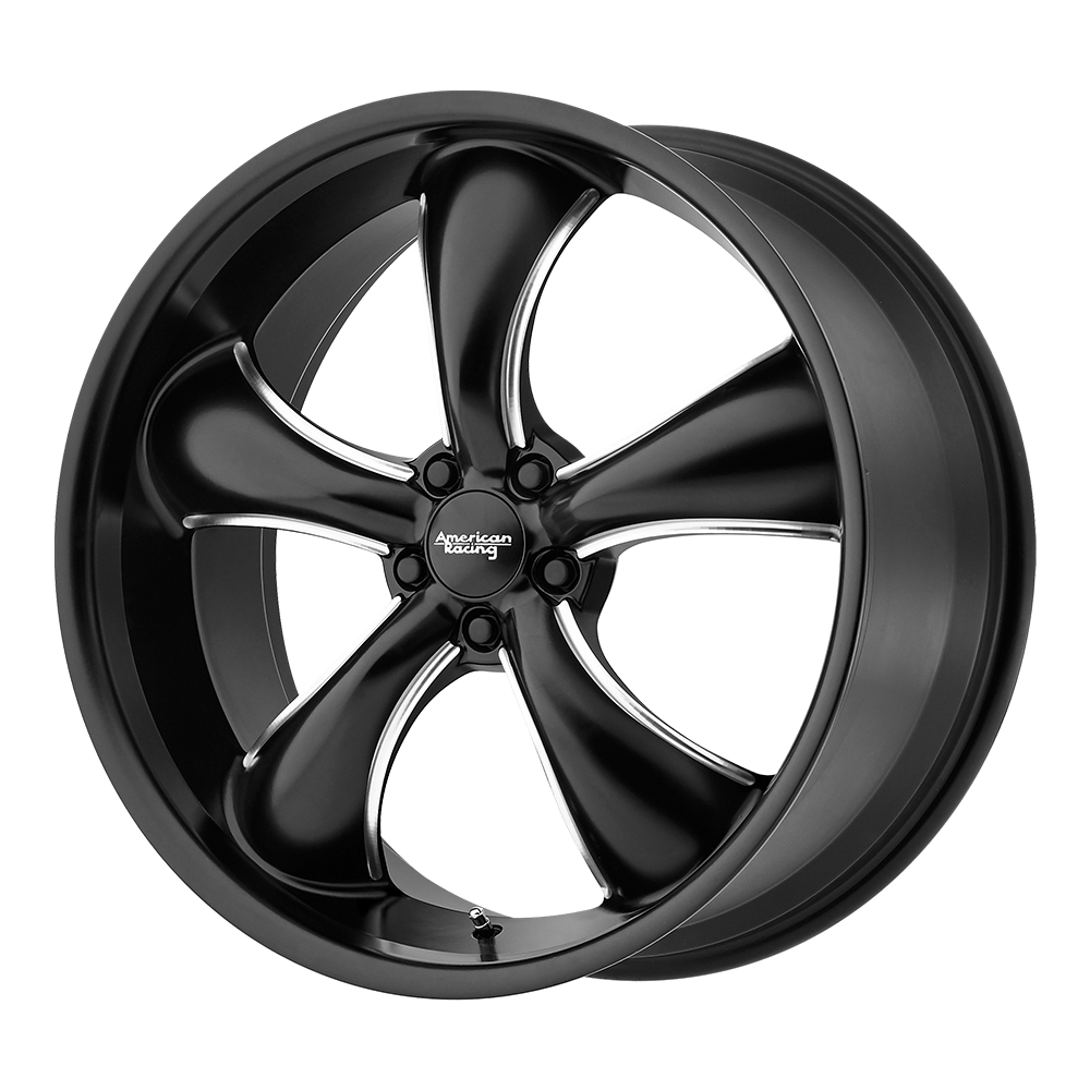 American Racing AR912 TT60 20X9.5 SATIN BLACK MILLED 5X4.5 - AR91229512942