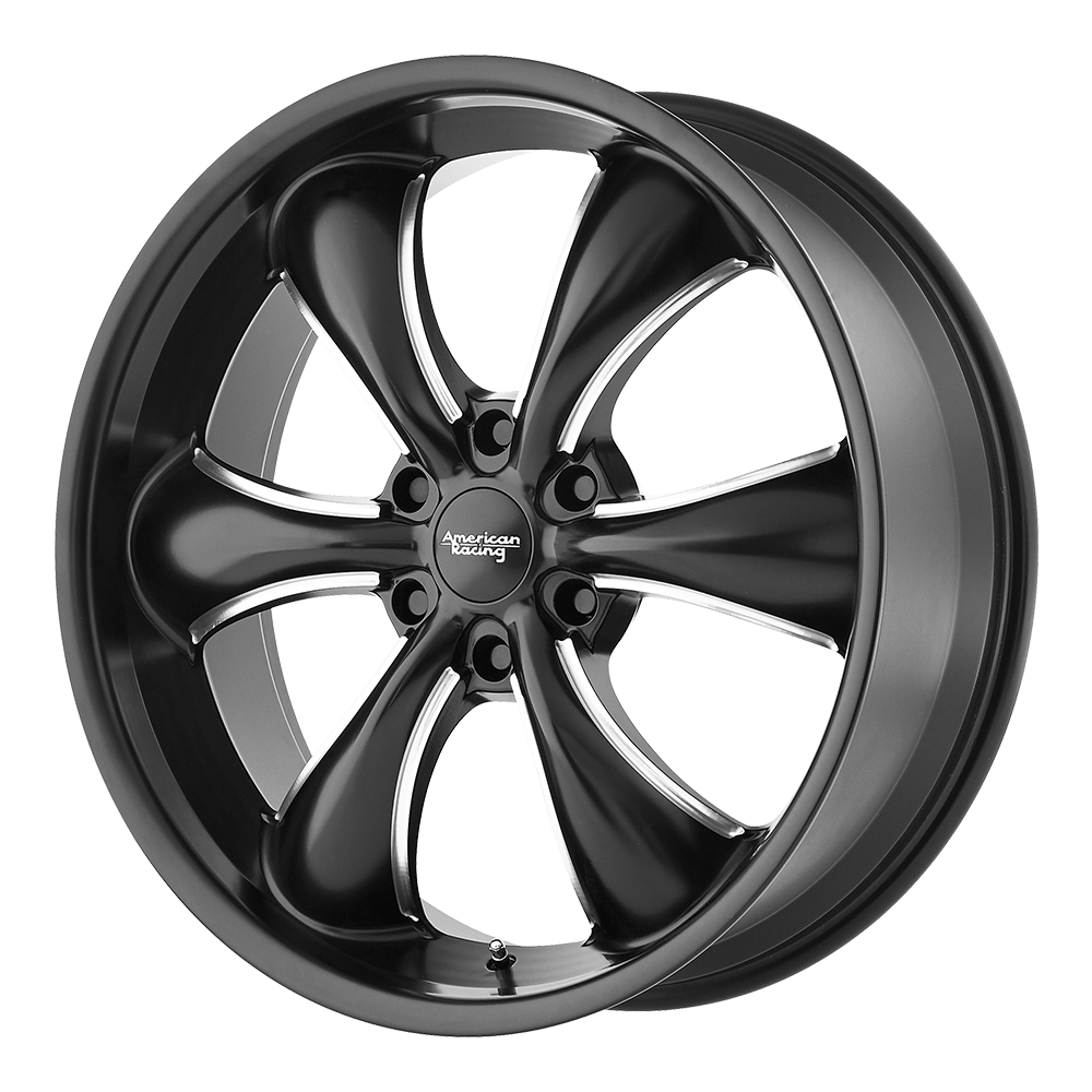 American Racing AR914 TT60 TRUCK 22X9 SATIN BLACK MILLED 6X5.5 - AR91422968915