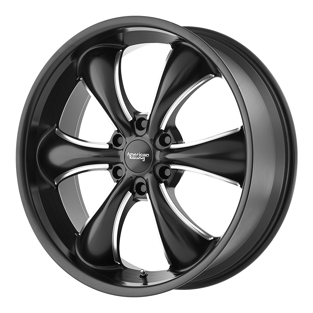 American Racing AR914 TT60 TRUCK 20X8.5 SATIN BLACK MILLED 6X5.5 - AR91428568915