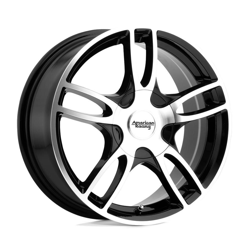 American Racing AR919 ESTRELLA 2 16X7 GLOSS BLACK MACHINED 5X4.5/120 - AR91967017340