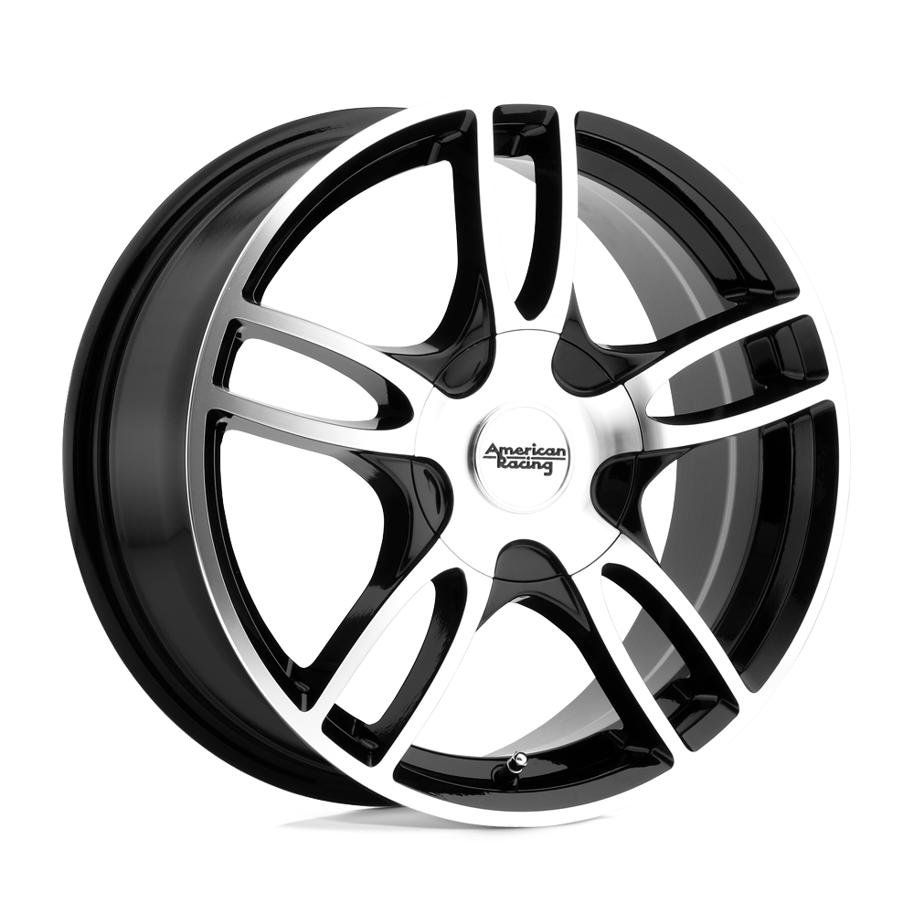 American Racing AR919 ESTRELLA 2 17X7.5 GLOSS BLACK MACHINED 5X4.25/4.5 - AR91977501345