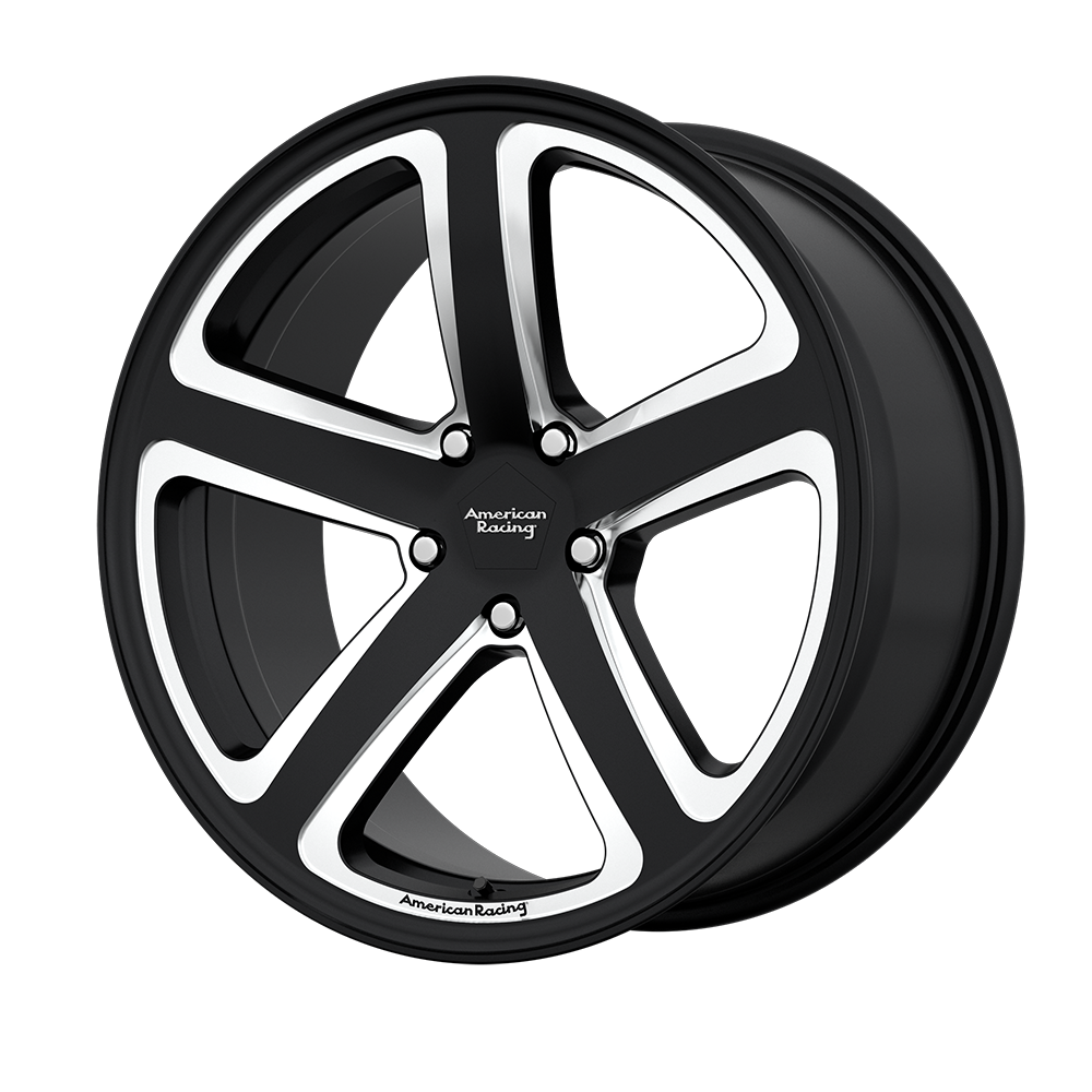 American Racing AR922 HOT LAP 18X8 SATIN BLACK MILLED 5X120 - AR92288052938