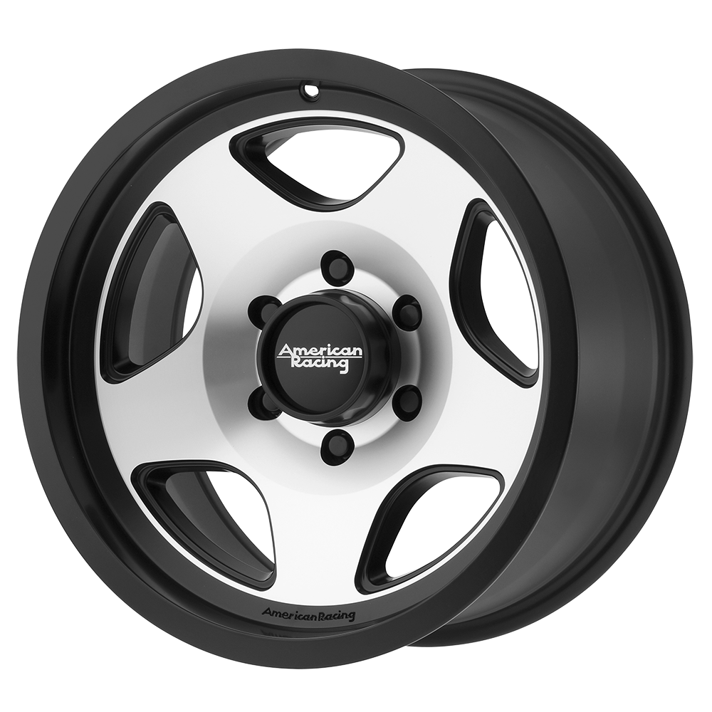 American Racing AR923 MOD 12 17X8 SATIN BLACK MACHINED 5X5.0 - AR92378050500