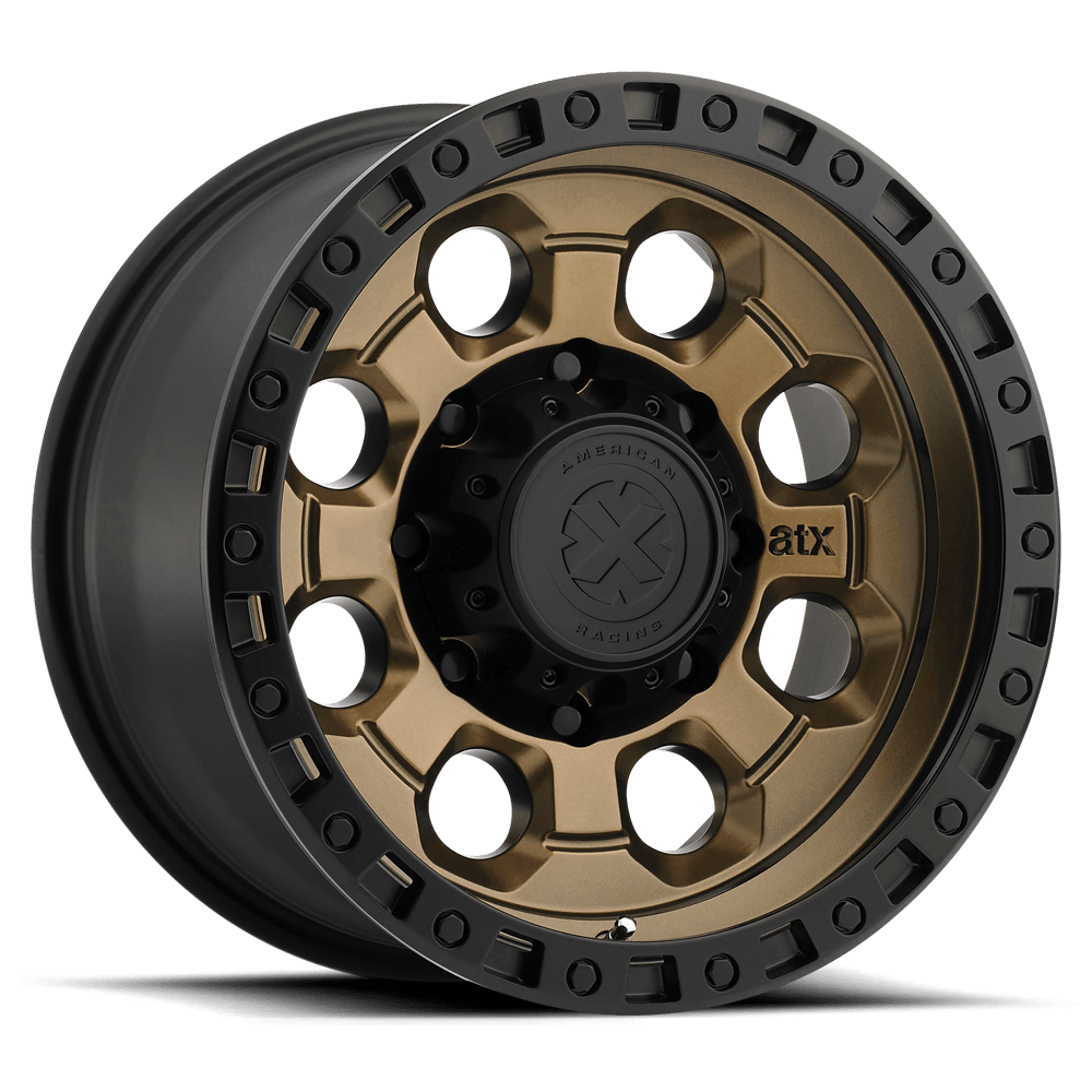 ATX Series AX201 17X9 MATTE BRONZE WITH BLACK LIP 8X180 - AX20179088612N