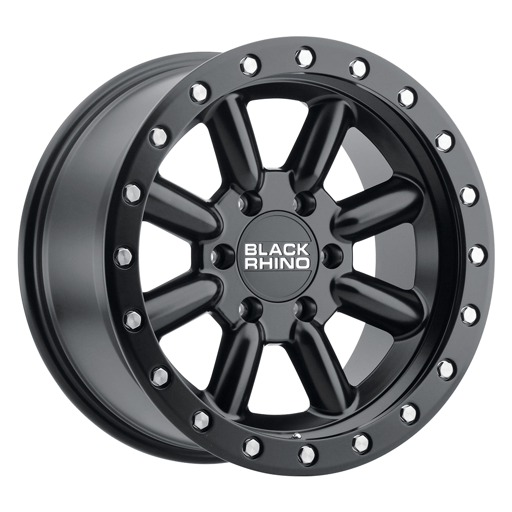 Black Rhino HACHI 17X8.5 MATTE BLACK 6X5.5 - 1785HCH-06140M12