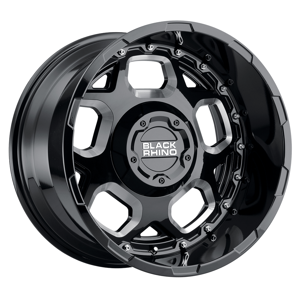 Black Rhino GUSSET 20X11.5 GLOSS BLACK W/ MILLED SPOKES 8X6.5 - 2015GUS-48165B22 Black Rhino GUSSET 20X11.5 GLOSS BLACK W/ MILLED SPOKES 8X6.5 - 2015GUS-48165B22