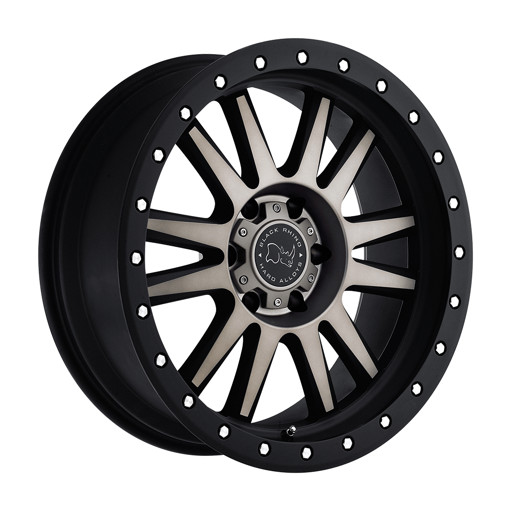 Black Rhino TANAY 22X10 MATTE BLACK W/ MACHINED FACE & DARK MATTE TINT 5X5.0 - 2210TNY-35127M78 Black Rhino TANAY 22X10 MATTE BLACK W/ MACHINED FACE & DARK MATTE TINT 5X5.0 - 2210TNY-35127M78