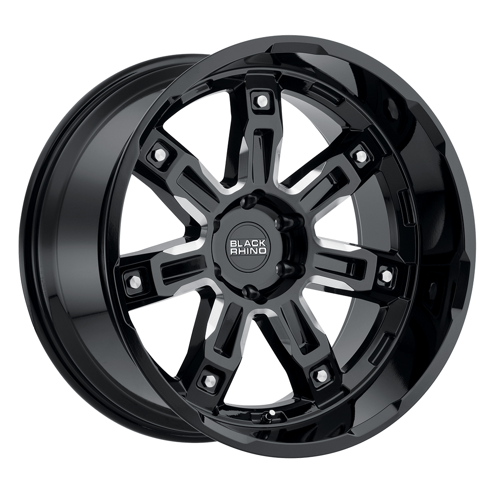 Black Rhino LOCKER 22X11.5 GLOSS BLACK W/ MILLED SPOKES 6X5.5 - 2215LKR-46140B12 Black Rhino LOCKER 22X11.5 GLOSS BLACK W/ MILLED SPOKES 6X5.5 - 2215LKR-46140B12