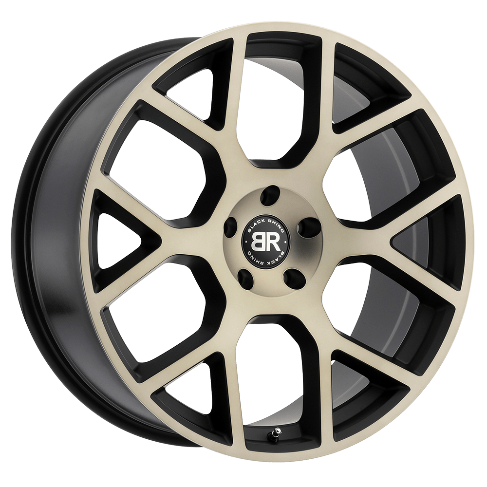 Black Rhino TEMBE 24X10 MATTE BLACK W/ MACHINED FACE & DARK MATTE TINT 6X135 - 2410TEM356135M87