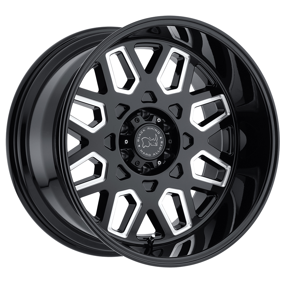 Black Rhino PREDATOR 24X14 GLOSS BLACK W/ MILLED WINDOWS 6X5.5 - 2414PRD-66140B12 Black Rhino PREDATOR 24X14 GLOSS BLACK W/ MILLED WINDOWS 6X5.5 - 2414PRD-66140B12