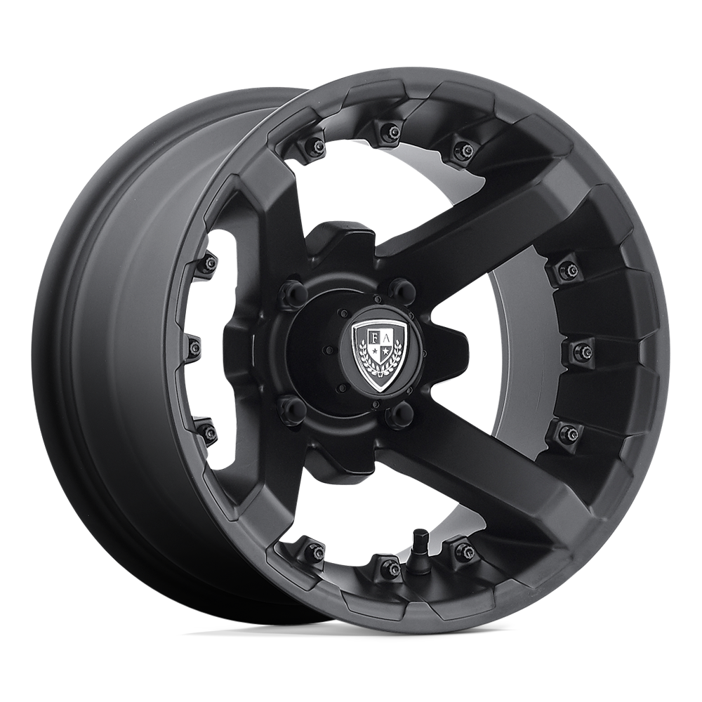 Fairway Alloys FA138 BATTLE 12X7 MATTE BLACK 4X4.0 - FA-138-M