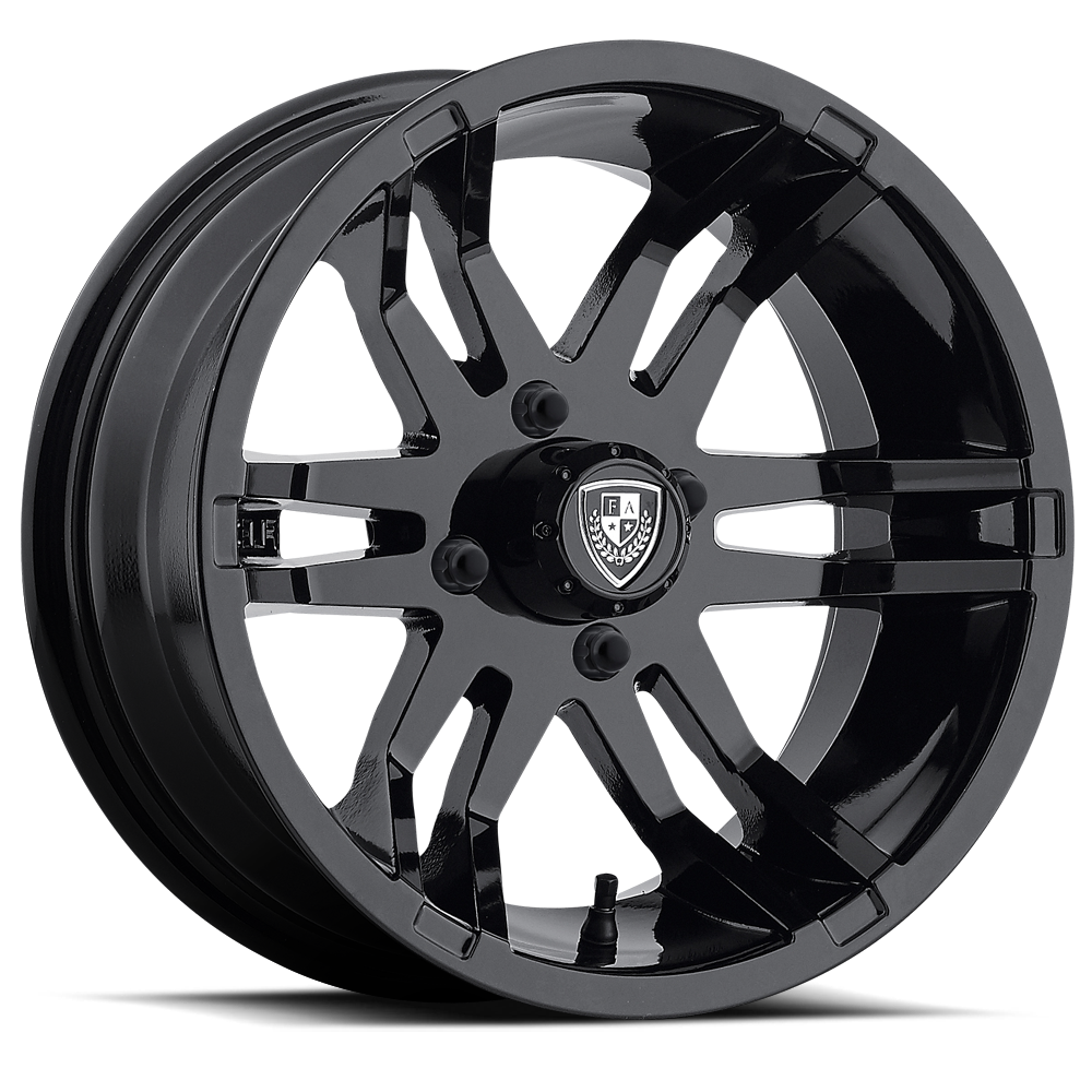 Fairway Alloys FA140 FLEX 14X6.5 GLOSS BLACK 4X4.0 - FA-140-B Fairway Alloys FA140 FLEX 14X6.5 GLOSS BLACK 4X4.0 - FA-140-B