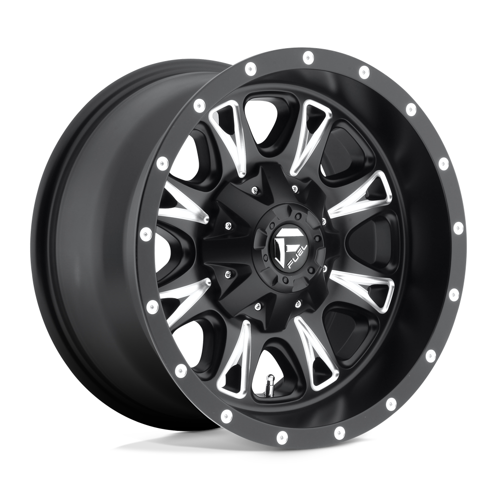 Fuel 1PC D513 THROTTLE 17X6.5 MATTE BLACK MILLED 8X200 - D513176592F