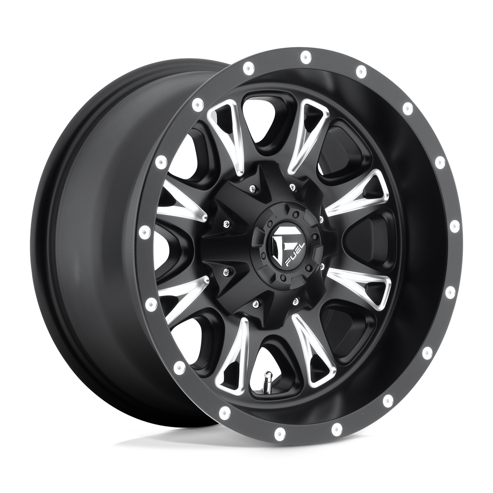 Fuel 1PC D513 THROTTLE 17X9 MATTE BLACK MILLED 6X135/5.5 - D51317909850