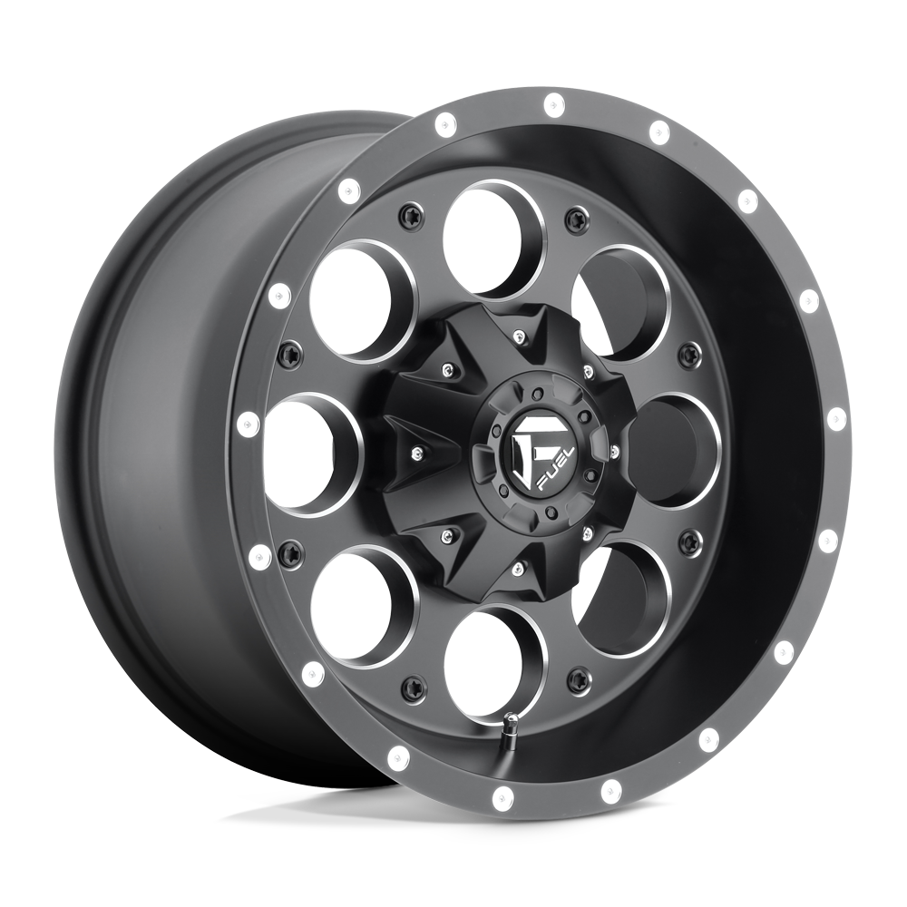 Fuel 1PC D525 REVOLVER 17X9 MATTE BLACK MILLED 6X135/5.5 - D52517909845