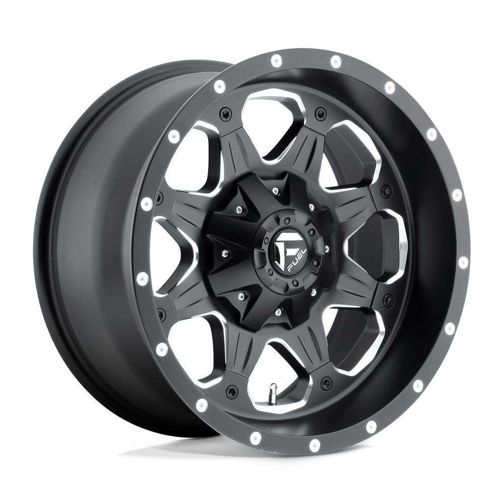 Fuel 1PC D534 BOOST 20X9 MATTE BLACK MILLED 8X180 - D53420901857