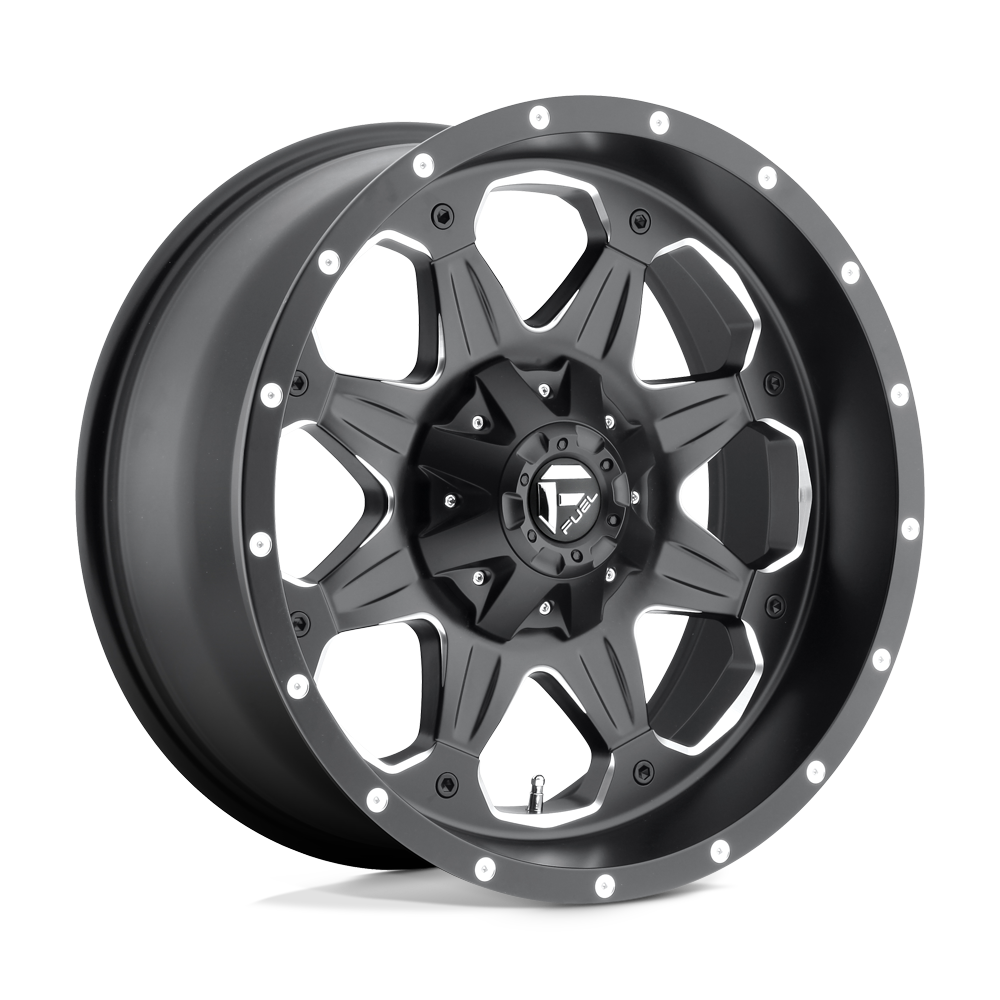 Fuel 1PC D534 BOOST 20X9 MATTE BLACK MILLED 6X135/5.5 - D53420909845