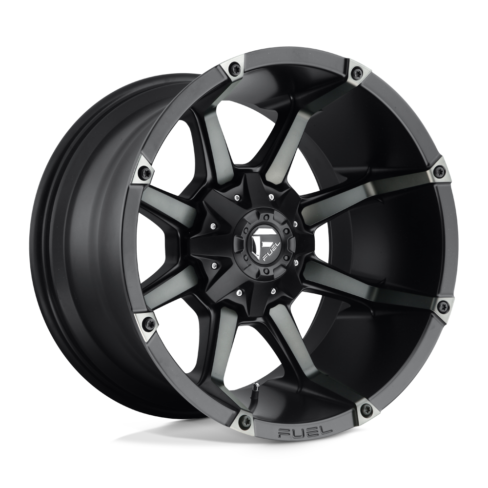Fuel 1PC D556 COUPLER 18X9 MATTE BLACK DOUBLE DARK TINT 8X6.5 - D55618908250