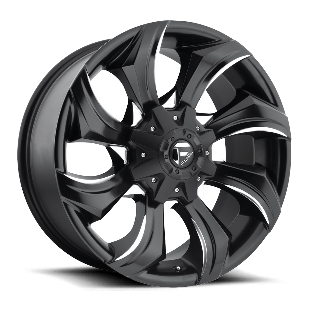 Fuel 1PC D571 STRYKR 20X9 GLOSS BLACK MILLED 5X4.5/5.0 - D57120902650 Fuel 1PC D571 STRYKR 20X9 GLOSS BLACK MILLED 5X4.5/5.0 - D57120902650