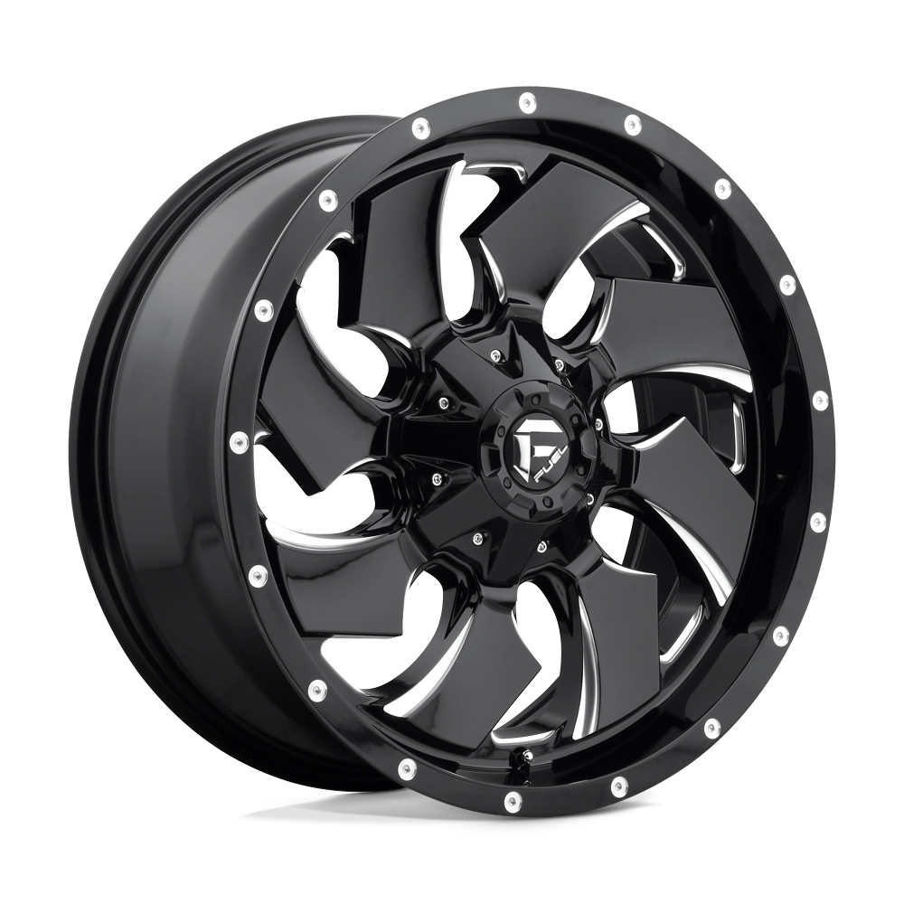 Fuel 1PC D574 CLEAVER 20X9 GLOSS BLACK MILLED 6X135/5.5 - D57420909857 Fuel 1PC D574 CLEAVER 20X9 GLOSS BLACK MILLED 6X135/5.5 - D57420909857