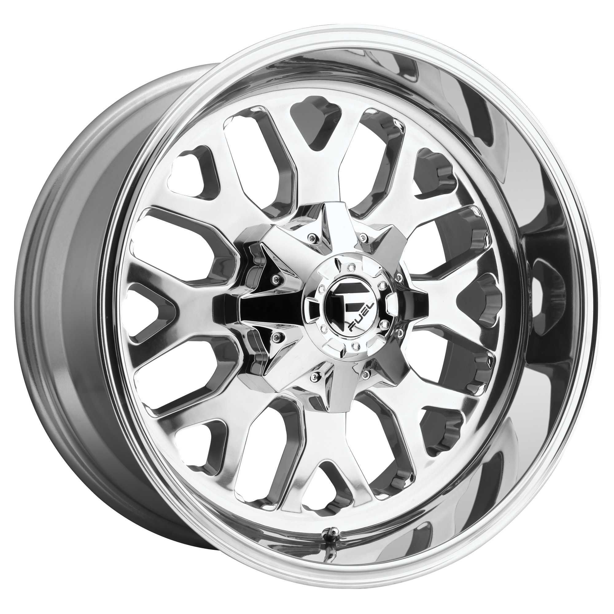 Fuel 1PC D586 TITAN 20X10 HIGH LUSTER POLISHED 8X180 - D58620001847