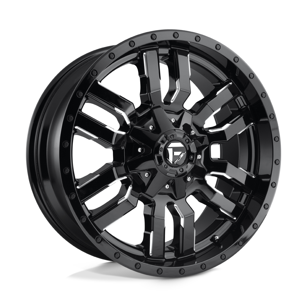 Fuel 1PC D595 SLEDGE 20X10 GLOSS BLACK MILLED 6X135/5.5 - D59520009846 Fuel 1PC D595 SLEDGE 20X10 GLOSS BLACK MILLED 6X135/5.5 - D59520009846