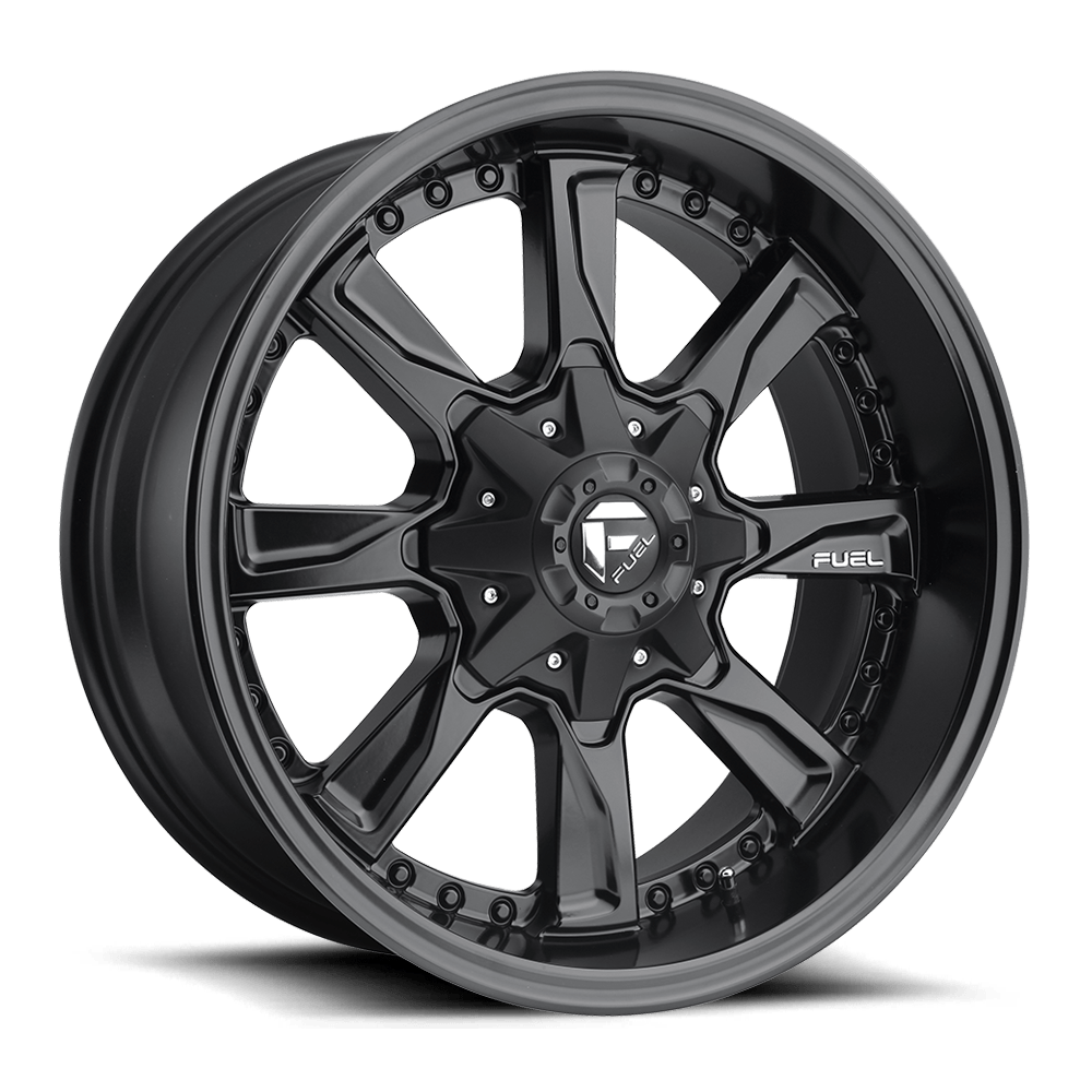 Fuel 1PC D604 HYDRO 20X9 MATTE BLACK 8X180 - D60420901857