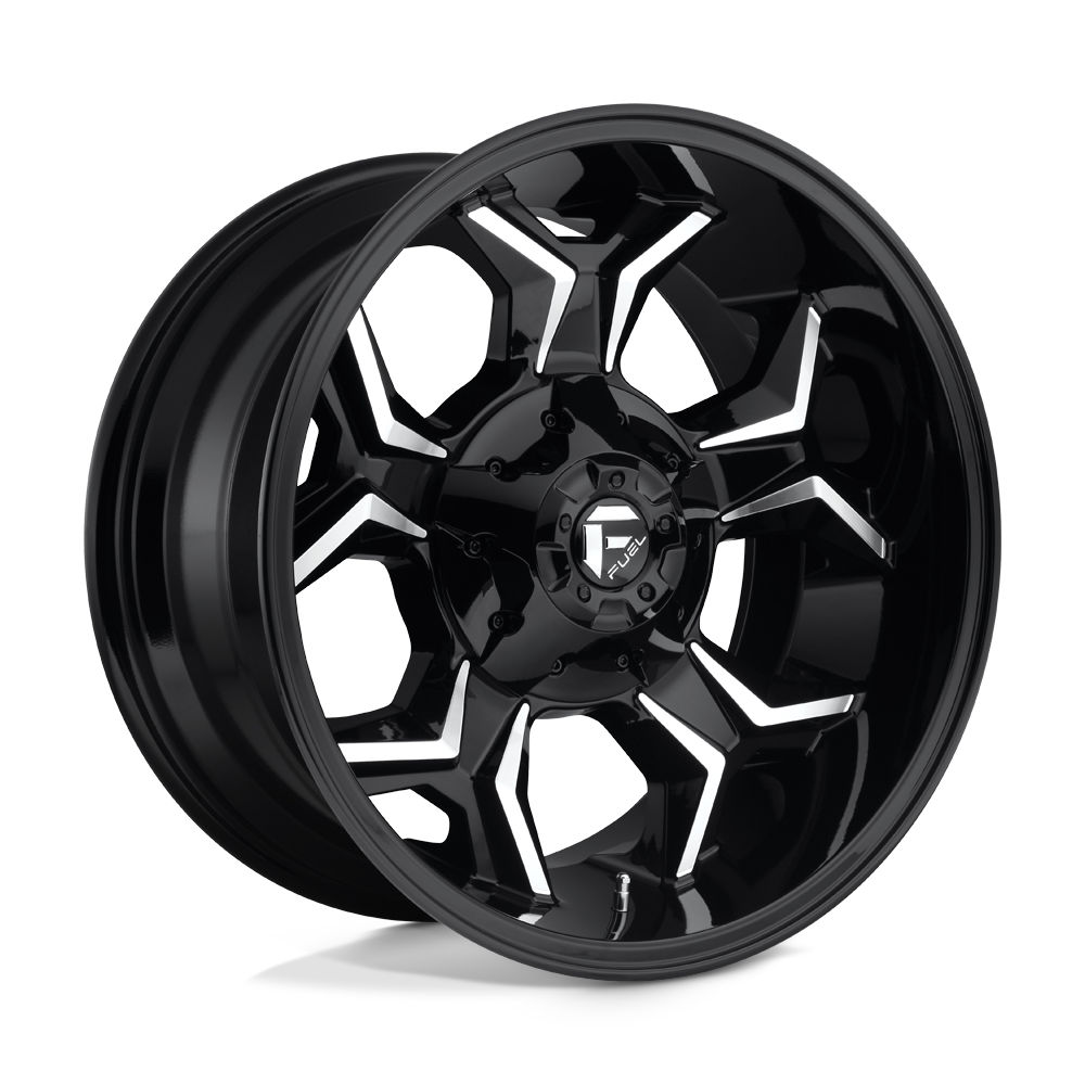 Fuel 1PC D606 AVENGER 20X10 GLOSS BLACK MILLED 5X5.5/150 - D60620007047