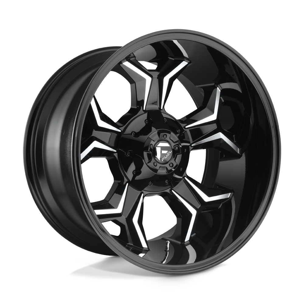 Fuel 1PC D606 AVENGER 22X12 GLOSS BLACK MILLED 8X6.5 - D60622208247