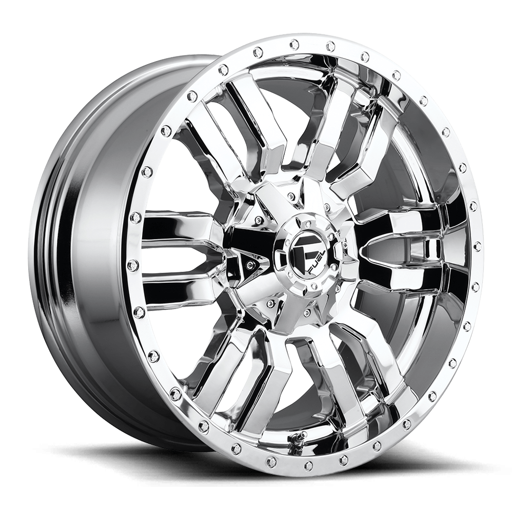 Fuel 1PC D631 SLEDGE 20X9 CHROME PLATED 6X135/5.5 - D63120909850