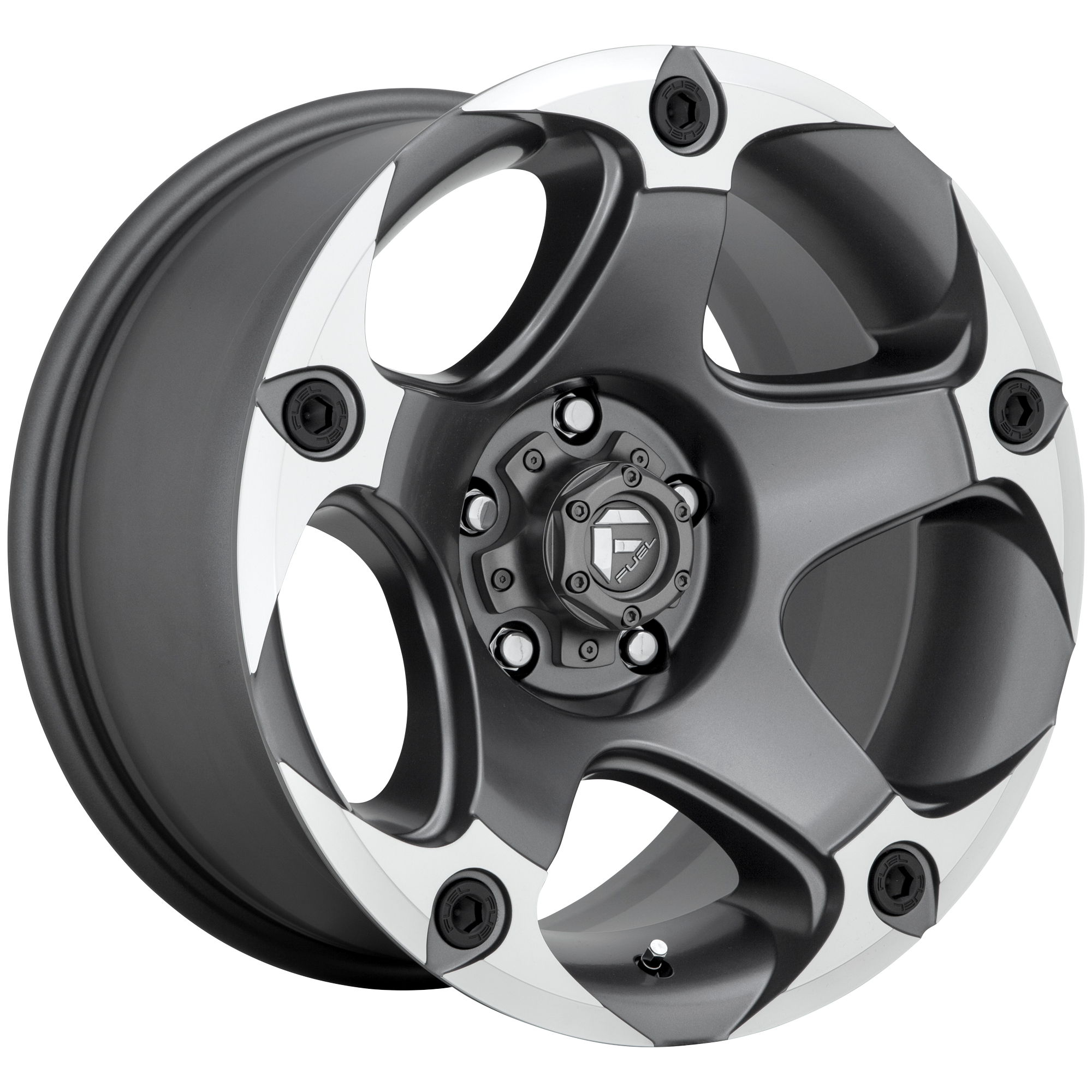 Fuel 1PC D684 MENACE 17X9 MATTE GUN METAL MACHINED 5X5.0 - D68417907545 Fuel 1PC D684 MENACE 17X9 MATTE GUN METAL MACHINED 5X5.0 - D68417907545