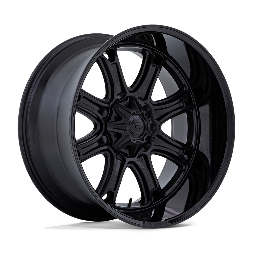 Fuel 1PC DARKSTAR 22X9 MATTE BLACK WITH GLOSS BLACK LIP 8X180 - FC853MB22908801 Fuel 1PC DARKSTAR 22X9 MATTE BLACK WITH GLOSS BLACK LIP 8X180 - FC853MB22908801
