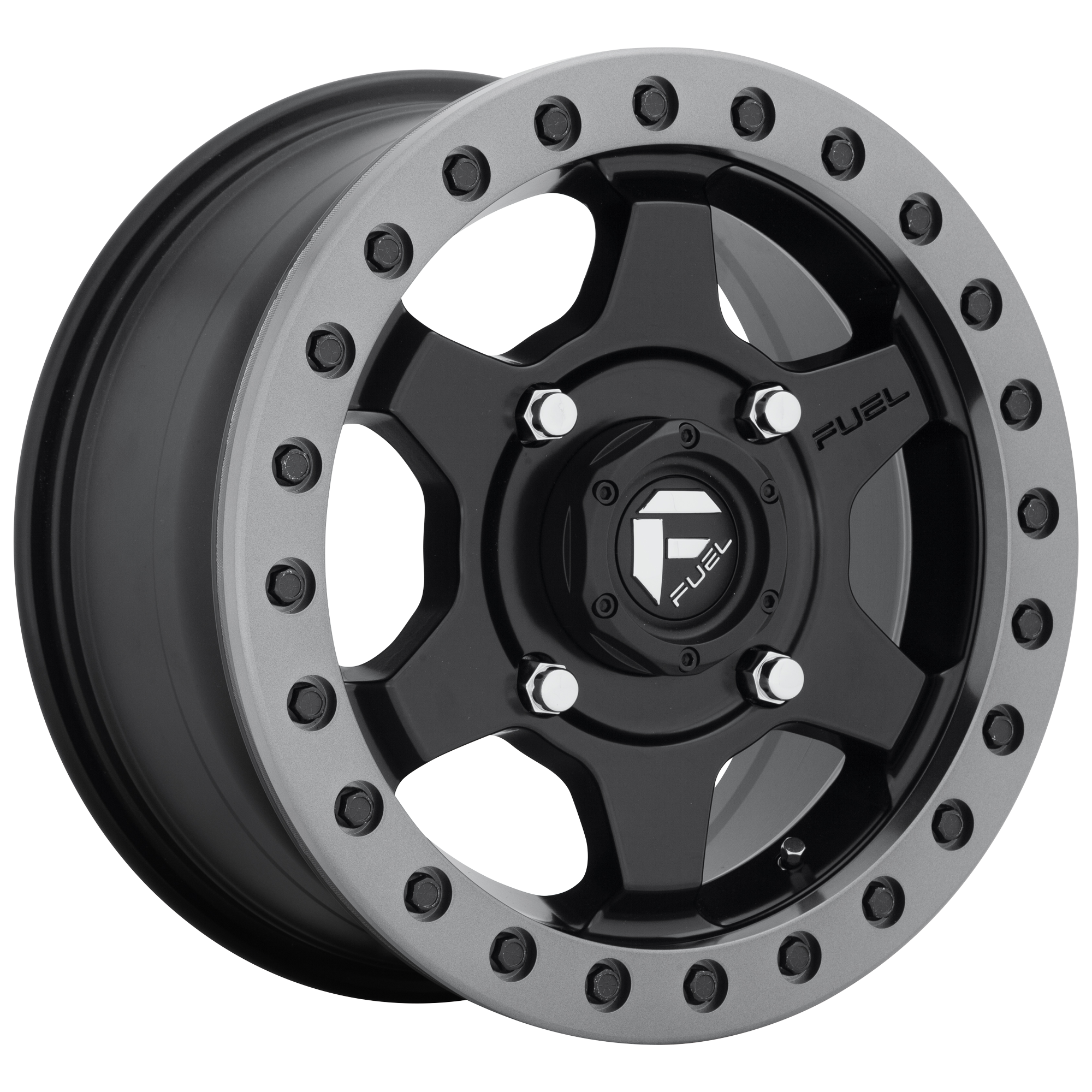 Fuel UTV D914 GATLING BEADLOCK 15X7 MATTE BLACK 4X137 - D9141570A660