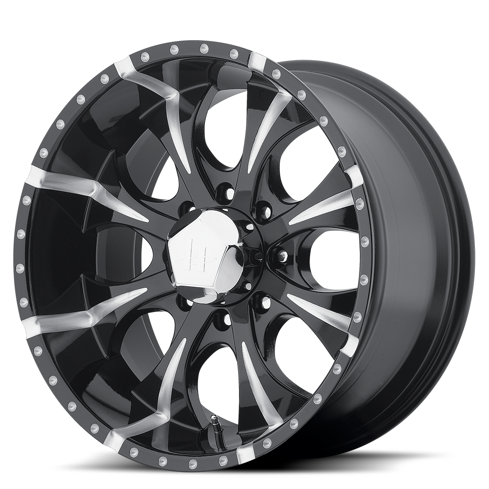 Helo HE791 MAXX 20X10 GLOSS BLACK MILLED 8X6.5 - HE7912080912 Helo HE791 MAXX 20X10 GLOSS BLACK MILLED 8X6.5 - HE7912080912