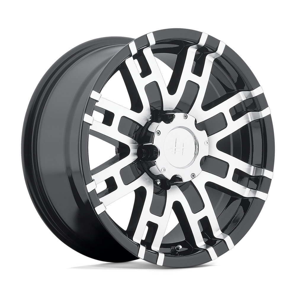Helo HE835 17X8 GLOSS BLACK MACHINED 6X5.5 - HE83578068300 Helo HE835 17X8 GLOSS BLACK MACHINED 6X5.5 - HE83578068300